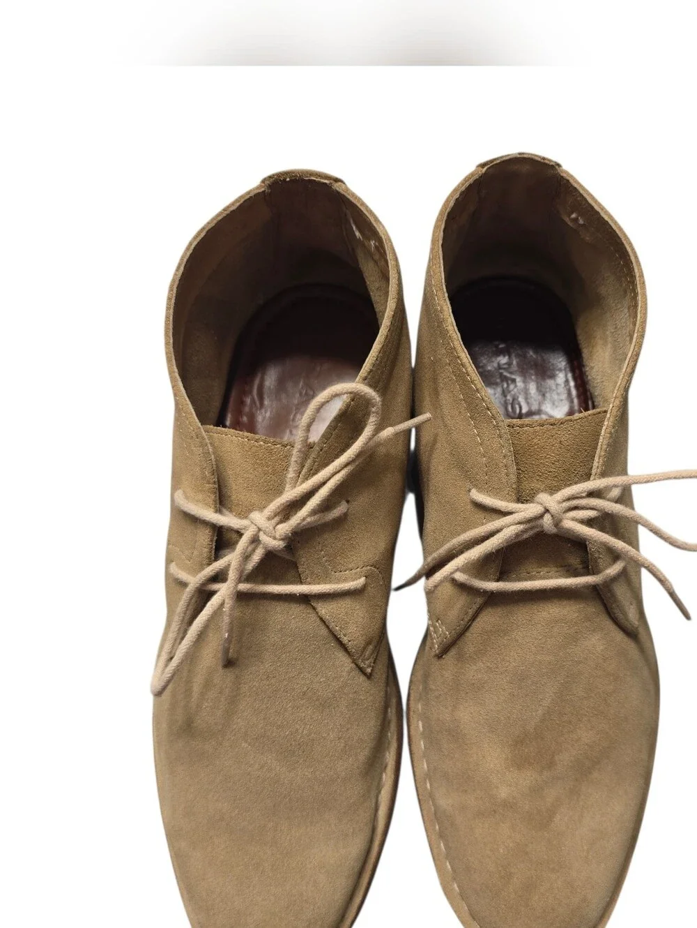 Vintage Trask Men's Casual Tan Suede Chukka Boots Size 9M